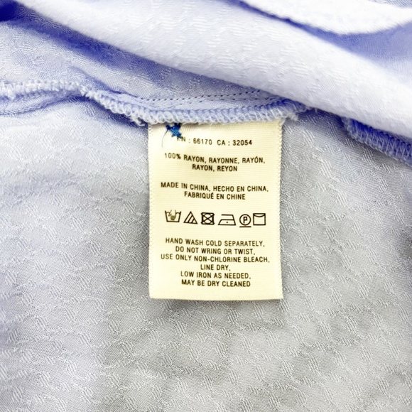 2/$20!!!! Maeve Anthro Periwinkle Pintuck Peasant Blouse Size 8 - Picture 7 of 8